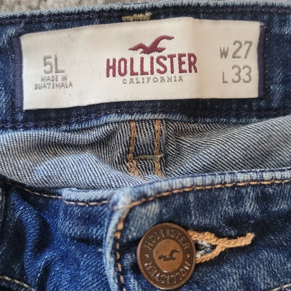 Hollister jeans size 27 low-rise - Picture 3 of 4